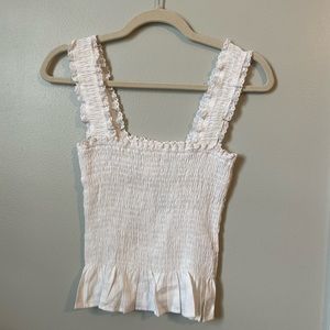 astr the label white tank top